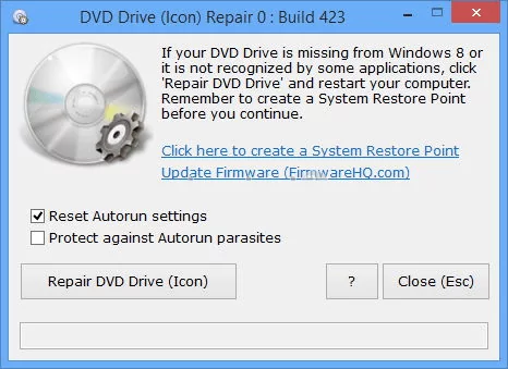 DVD Drive Repair Preactivated