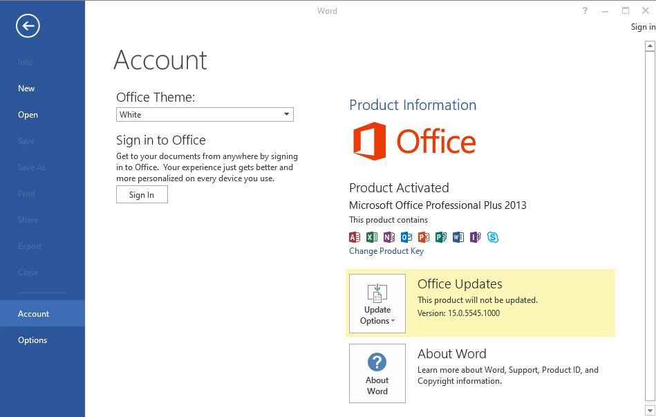 Microsoft Office 2013 Professional Plus