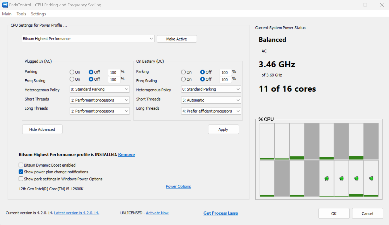 Bitsum ParkControl Pro Full Preactivated