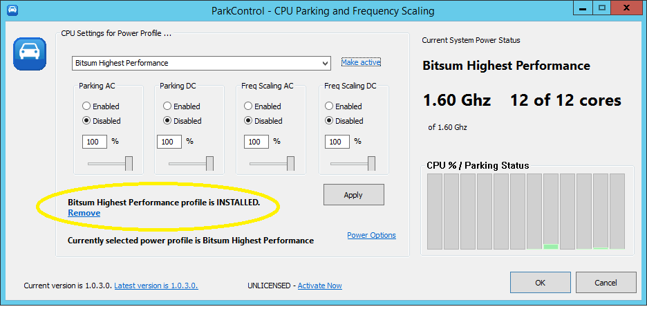 Bitsum ParkControl Pro Full Preactivated