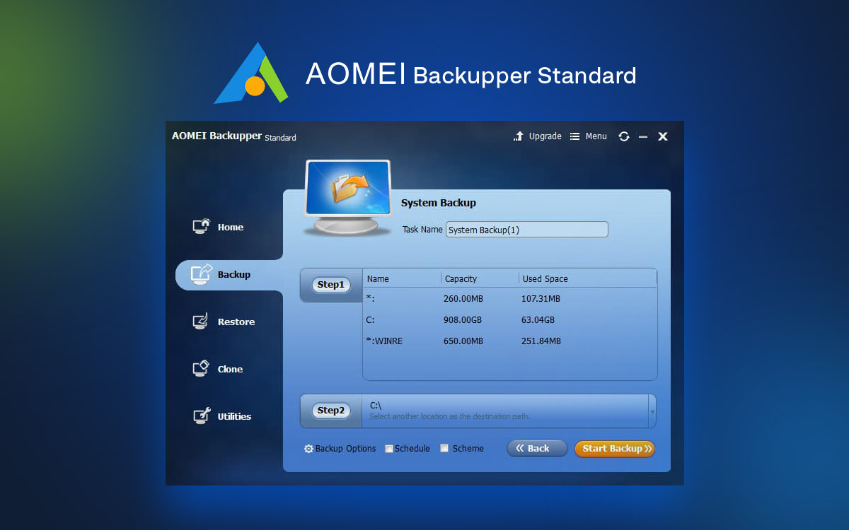 AOMEI Backupper Technician Plus