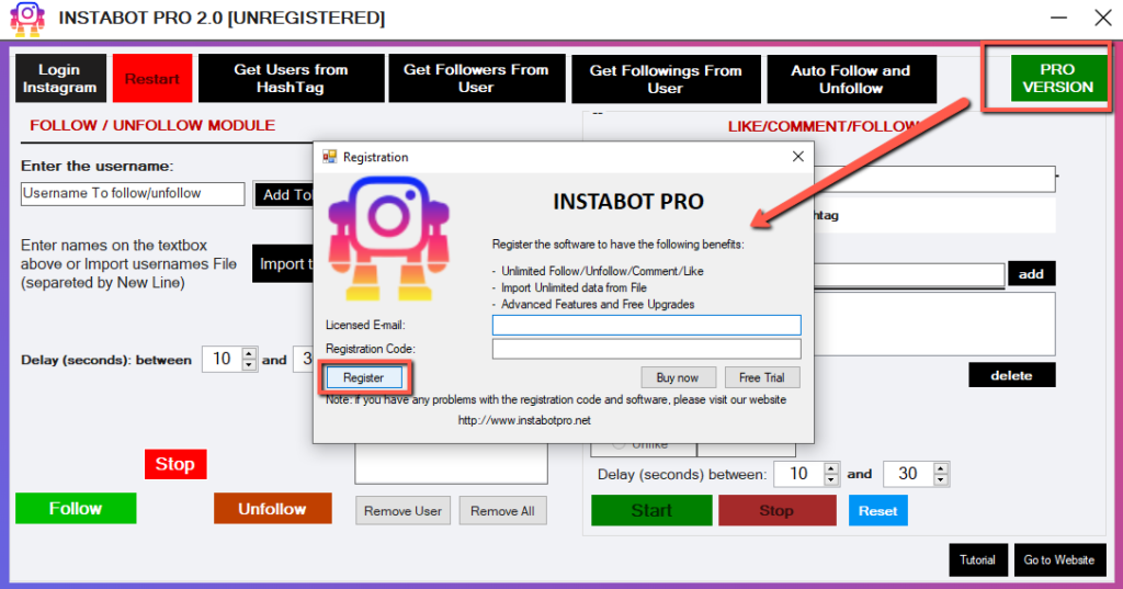 InstaBot Pro Full Version