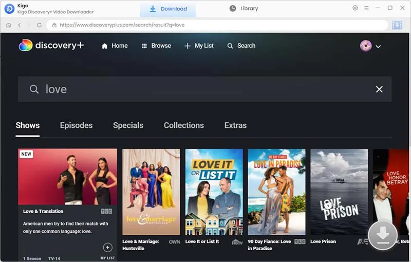 Kigo DiscoveryPlus Video Downloader Full Version
