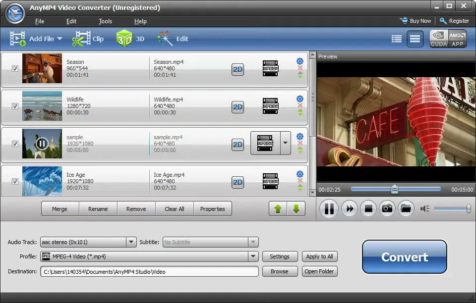 AnyMP4 Video Converter Ultimate