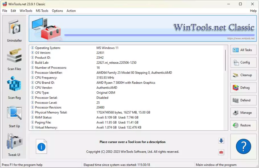 Wintoolsone Home Professional Full Version