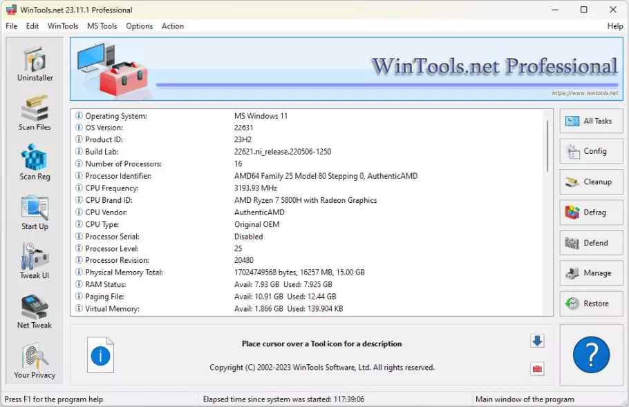 Wintoolsone Home Professional Full Version