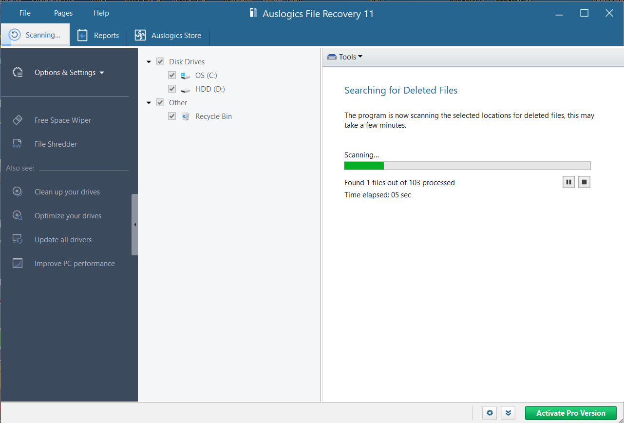 Auslogics File Recovery Full Version