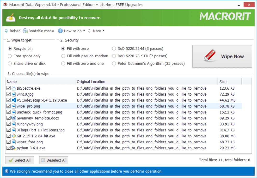 Macrorit Data Wiper