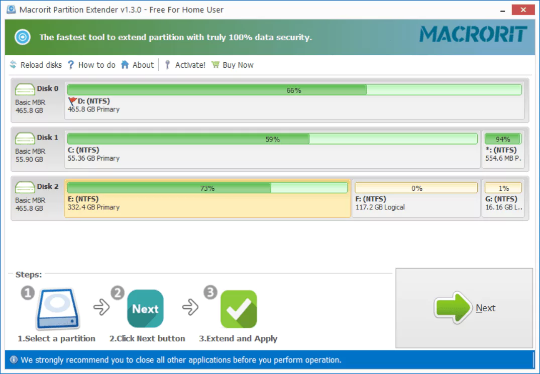 Macrorit Partition Extender Full Version