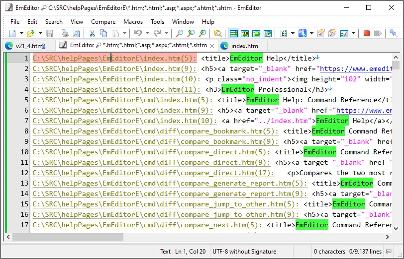 Emurasoft EmEditor Professional Full Version