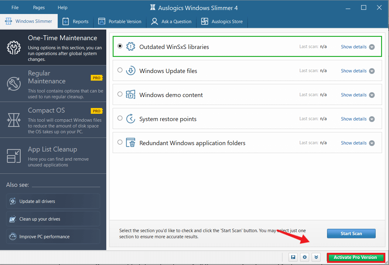 Auslogics Windows Slimmer Full Version