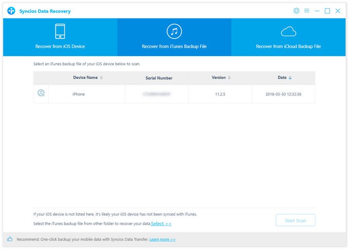 Anvsoft SynciOS Data Recovery Full Version