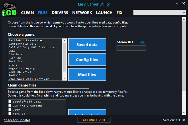 Easy Gamer Utility PRO 2